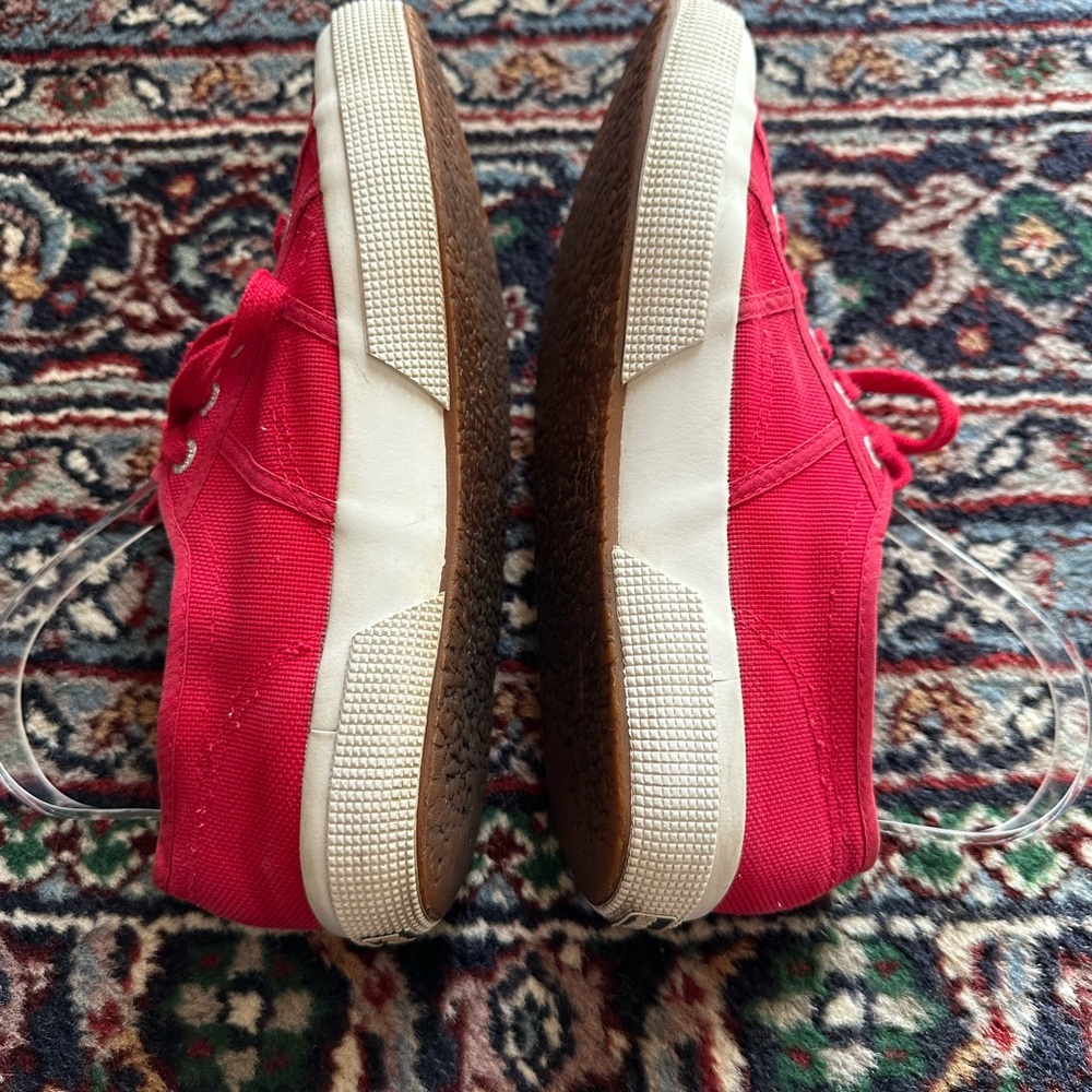SUPERGA Red 2750 Cotu Classic Sneakers - Picture 6 of 12